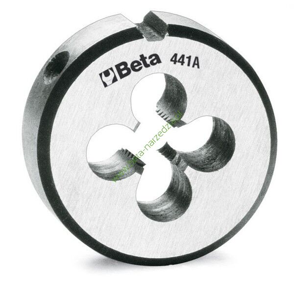 Narzynka okrągła, gwint metryczny drobnozwojny, stal chromowa BETA 441A/11X0.75