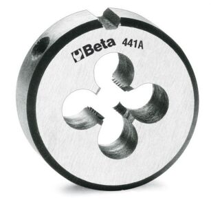 Narzynka okrągła, gwint metryczny drobnozwojny, stal chromowa BETA 441A/10X1.25