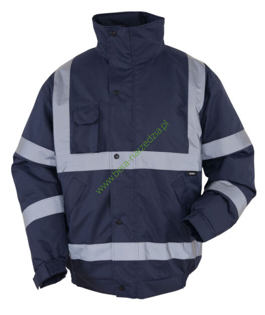 Kurtka ostrzegawcza krótka z elementami odblaskowymi VIZWELL VWJK04N/XXXL