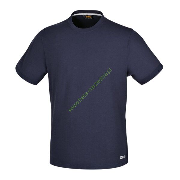 T-shirt bawełniany granatowy BETA 7553BL/XS