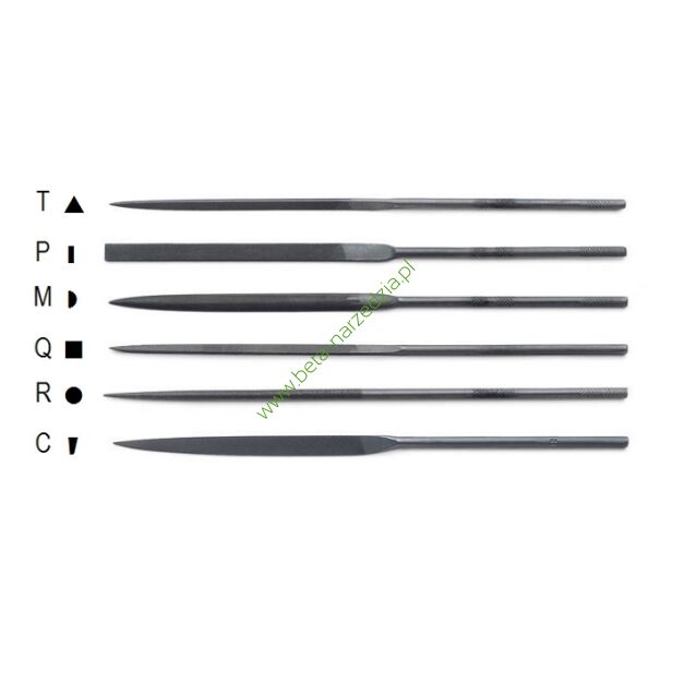 Pilnik igiełkowy 160 mm z nasypem diamentowym BETA 1720D/T