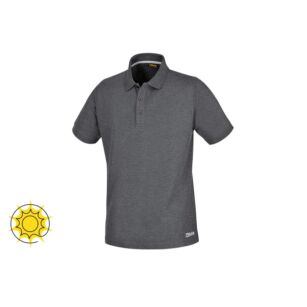 Koszulka polo, wykonana z bawełny piqué szara BETA 7552G/XS