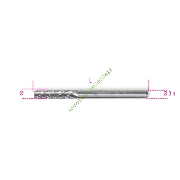 Pilnk obrotowy (frez) z węglika BETA 426MD-3/CP3