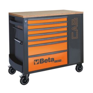 Wózek narzędziowy z 7 szufladami i szafką BETA RSC24L-CAB/O