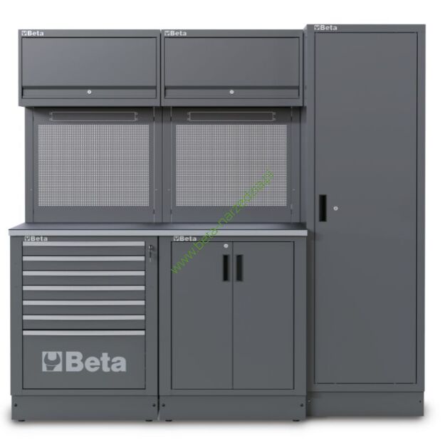 Zestaw mebli warsztatowych systemu RSC50 z zestawem narzędzi 223UT BETA RSC50/2.0/D/223UT