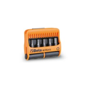 Zestaw 10 końcówek wkrętakowych i uchwytu magnetycznego, w pudełku BETA 861PE/A10