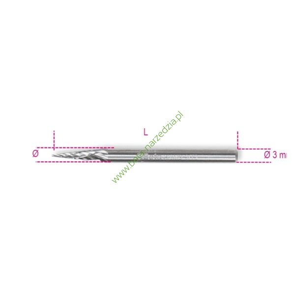 Pilnk obrotowy (frez) z węglika BETA 426MD-3/T3