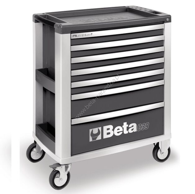 Wózek narzędziowy z 7 szufladami BETA C39/7G